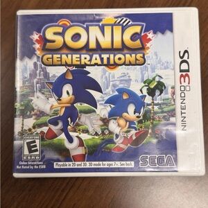 Sonic Generations (Nintendo 3DS, 2011) CIB Complete - Tested and Works